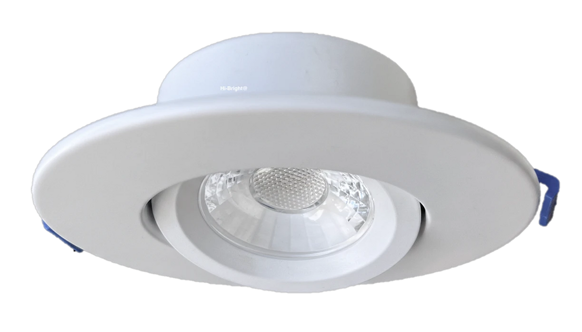 4" SMD2835 Gimbal LED Downlight 9W, 5CCT — LED Pot Lights from Safer Lighting