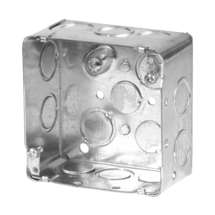 4×4 Square Metal Box, Deep