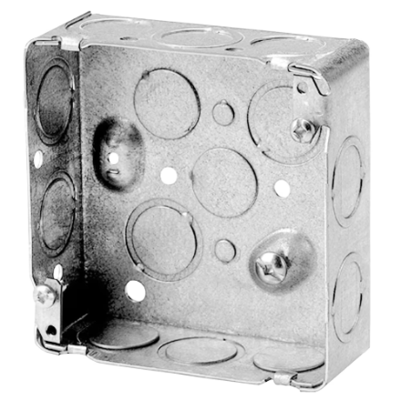 4×4 Square Metal Box, Shallow